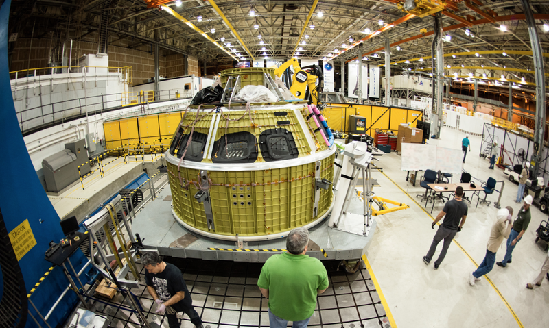 EM-1 Orion in production (NASA)
